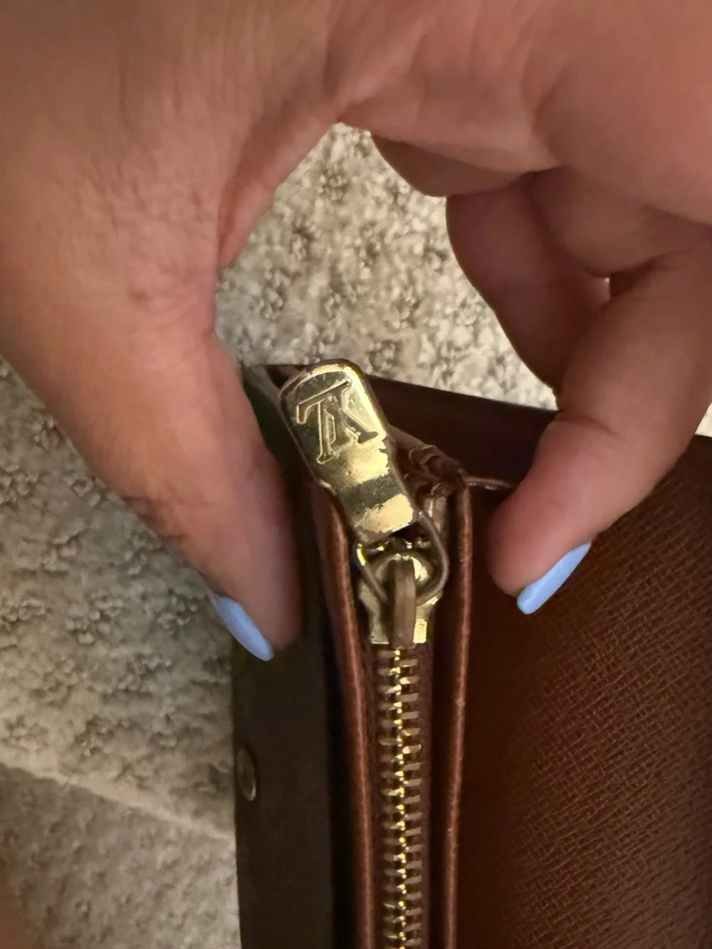 Louis Vuitton Monogram Compact Wallet in Brown